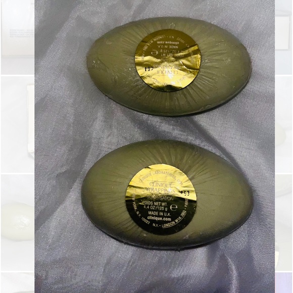 Clinique Other - NEW 2 CLINIQUE VINTAGE WRAPPINGS Sealed hard Milled Wrappings SOAP VERY RARE